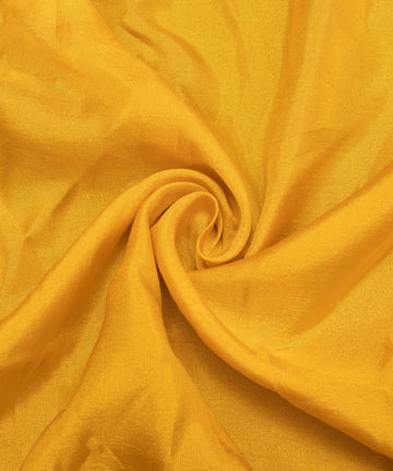 Yellow Plain Uppada Silk Fabric